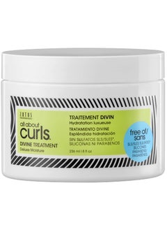 ALL ABOUT CURLS All About Curls Divine Treatment | Deluxe Moisture | Strengthens Hair | 3X Resistance to Breaking | All Curly Hair Types 