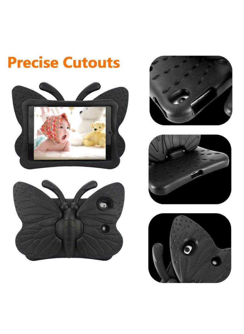 ELTRAZONE iPad 10.2 Kids Case, iPad 7th Generation Case for kids, Light Weight Shockproof EVA Foam Protective Tablet Cover Handle Stand Child Friendly Case for Apple iPad 10.2 inch and Air 3 2019 - Black - Image 5