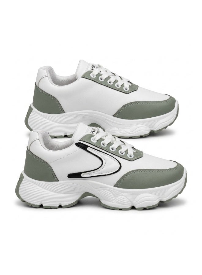 Vbranda A vibrant and stylish women's sneaker featuring a classic.L-22-GRAY - Image 3