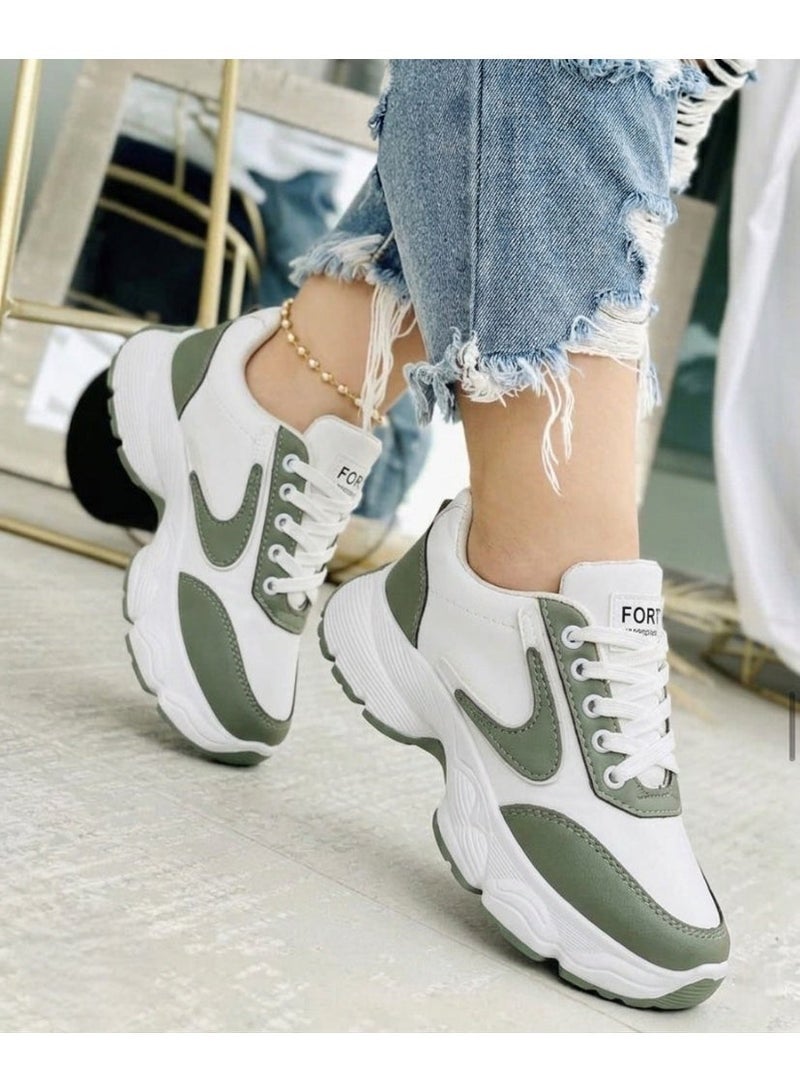 Vbranda A vibrant and stylish women's sneaker featuring a classic.L-22-GRAY - Image 1