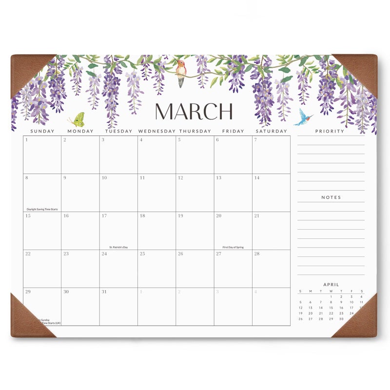 Jotsome Large Desk Calendar 2026-2027 with Desktop Pad, 18 Months Desk Pad Calendar From Jan 2026 to Jun 2027 21''x16.5'', Desk Blotter Calendar for Home Office and School, Easy Planning, Gift for the Holidays - Image 1
