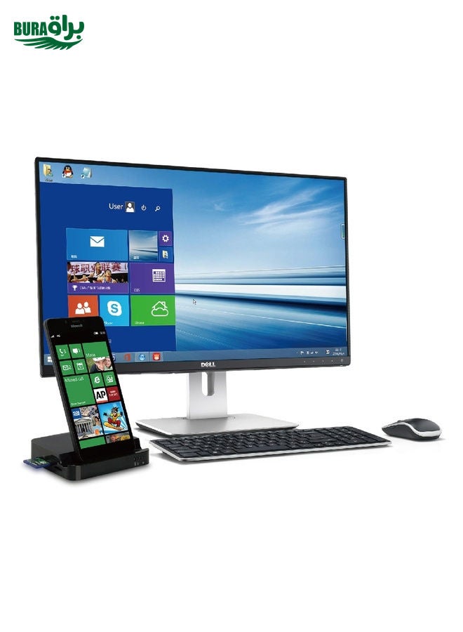 BURAQ 9138 6 in 1 USB-C / Type-C to 4K HDMI + 2 x USB 3.0 + Type-C + SD / TF Card Reader Multifunctional HUB Docking Station with Holder (Black)  - Image 5