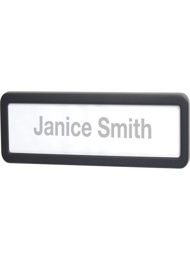 Lorell Recycled Plastic Cubicle Nameplate - Image 3