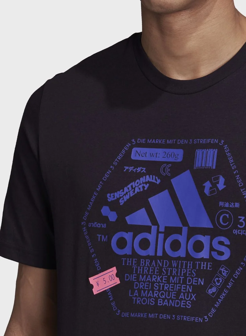 Adidas Badge of Sport Men's Graphic T-Shirt