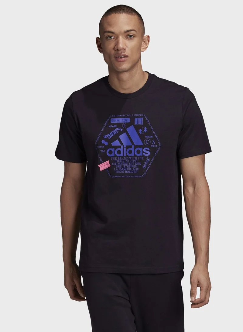 Adidas Badge of Sport Men's Graphic T-Shirt