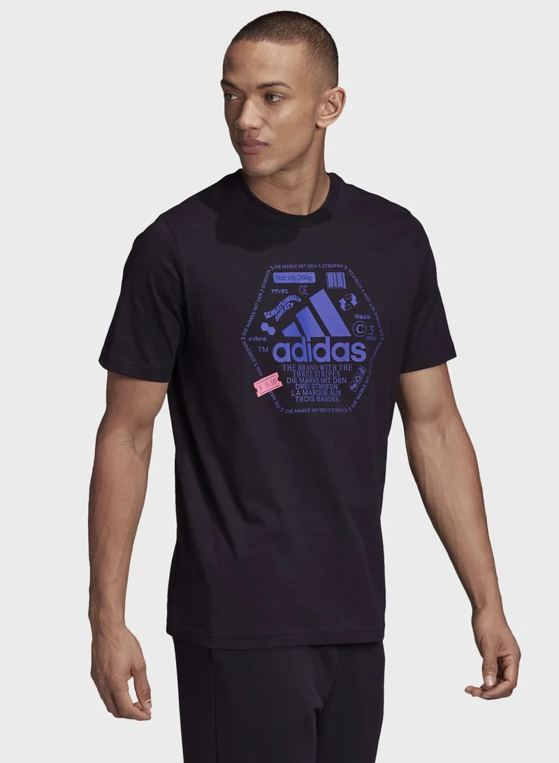 Adidas Badge of Sport Men's Graphic T-Shirt