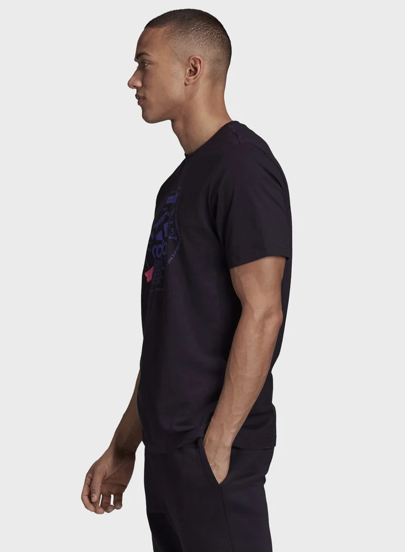 Adidas Badge of Sport Men's Graphic T-Shirt