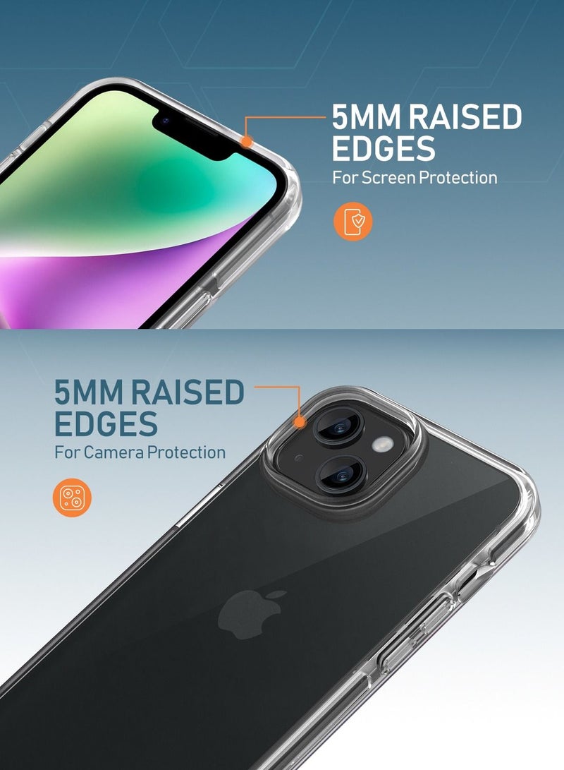 Moxedo 3 in 1 Protection Pack, Tempered Glass Screen Protector, Clear Case and Camera Lens Protector iPhone 14 Plus - Image 5