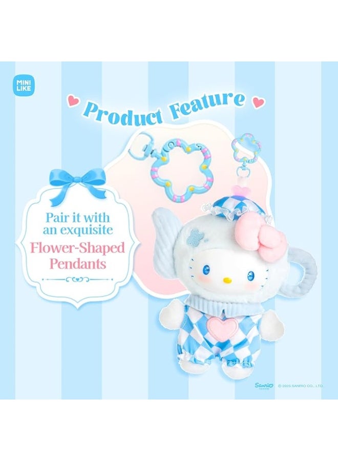MINISO x Sanrio Characters Blue Flutter Collection Plush Relaxing Toy Blind Box, Full Display Set of 6 Sealed Mystery Boxes, Character Collectible for Display and Gifting - Image 4