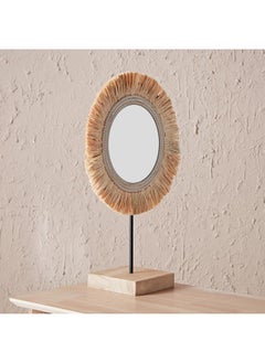 Oliver Whitewash Mirror 33.5X50X15 Cm  - Image 1