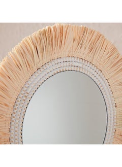 Oliver Whitewash Mirror 33.5X50X15 Cm  - Image 3