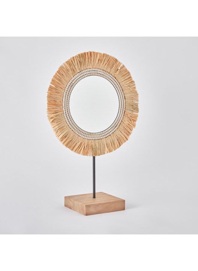 Oliver - Whitewash Mirror 33.5X50X15 Cm - Image 1