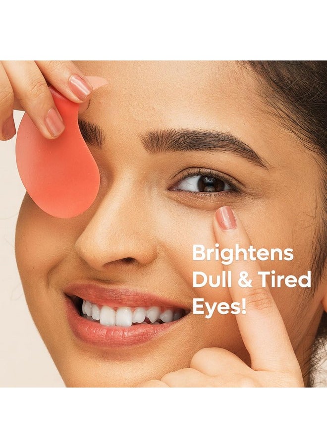 MCaffeine - Cooling Under Eye Serum Patch For Brightness | Reduces Pigmentation With 4% Niacinamide & Kombucha Tea | Under Eye Patch Mask | Instantly Hydrates, Cools & De-Puffs - 15 Pairs - Image 1