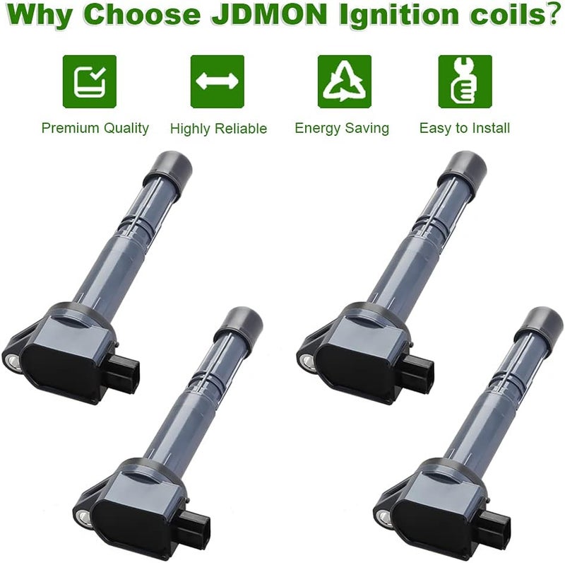 JDMON Ignition Coils Pack Set of 4 for Honda and Acura Vehicles - Image 5