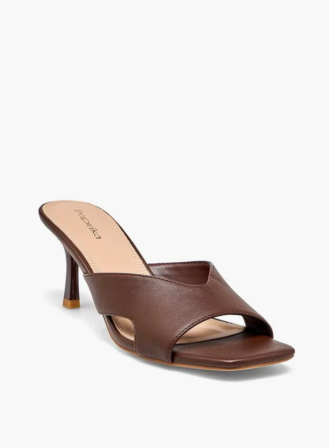 بابريكا Women Kitten Heel Sandals