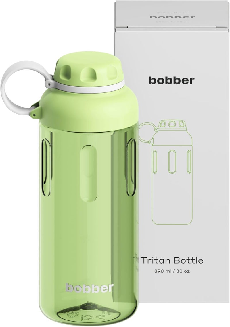 BOBBER 30 oz Tritan Water Bottle with Fruit Infuser - BPA Free Plastic Bottle with Leak-Proof Lid, Dishwasher Safe, Great for Gym & Outdoor (Mint Cooler) - Image 1