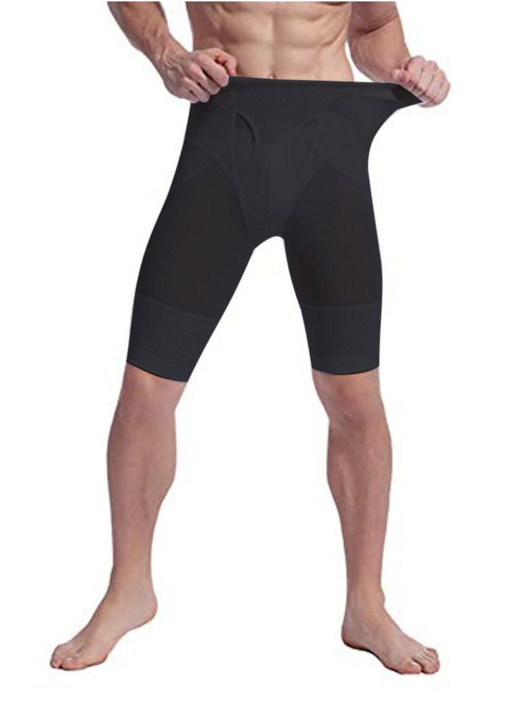 Spall Men Thigh Lift Slimming Brief Shaper High Waist Pants Invisible Mens Slimming Bodysuit Flat Tummy Boxer Shorts Puch Up Buttocks And Hips  - Image 1
