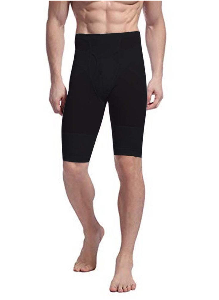 Spall Men Thigh Lift Slimming Brief Shaper High Waist Pants Invisible Mens Slimming Bodysuit Flat Tummy Boxer Shorts Puch Up Buttocks And Hips  - Image 3