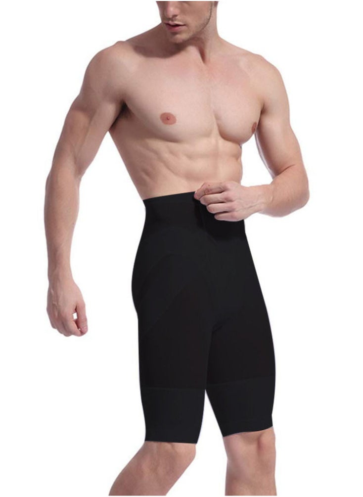 Spall Men Thigh Lift Slimming Brief Shaper High Waist Pants Invisible Mens Slimming Bodysuit Flat Tummy Boxer Shorts Puch Up Buttocks And Hips  - Image 4