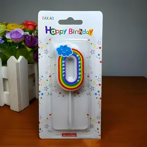 Juzfun Birthday Candles for Kids Number 4 Unicorn Cake Topper Decoration Fourth Wedding Anniversary Celebration Size - Height 5 CM x Width 3 CM - Image 2
