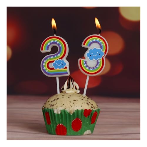 Juzfun Birthday Candles for Kids Number 4 Unicorn Cake Topper Decoration Fourth Wedding Anniversary Celebration Size - Height 5 CM x Width 3 CM - Image 4