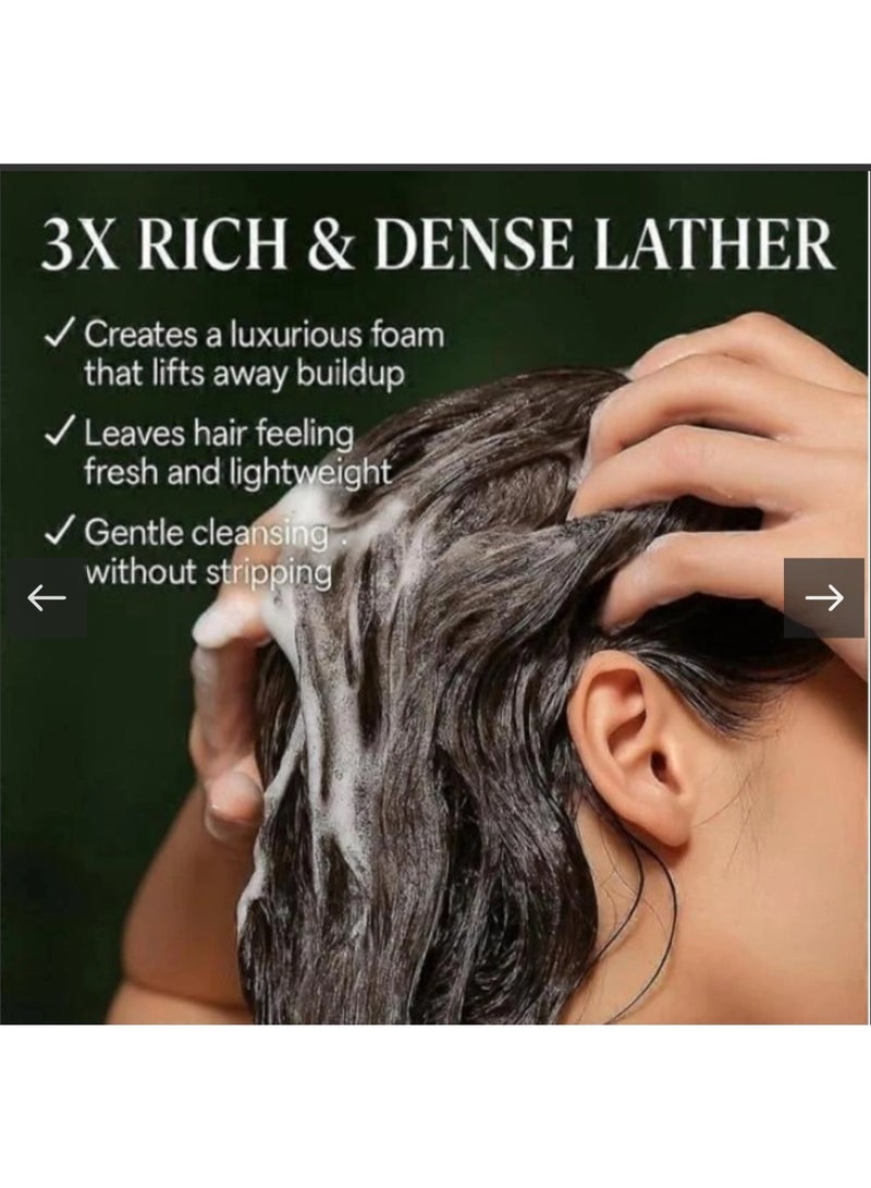 Nature A natural herbal shampoo designed to treat various hair problems. It helps cleanse the scalp, strengthen hair roots, and prevent hair loss. - Image 5