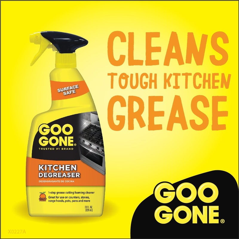 جوو جون مزيل الشحوم Goo Gone للمطبخ - يزيل شحوم المطبخ والأوساخ والطعام المحترق - 28 أونصة سائلة. - Image 3