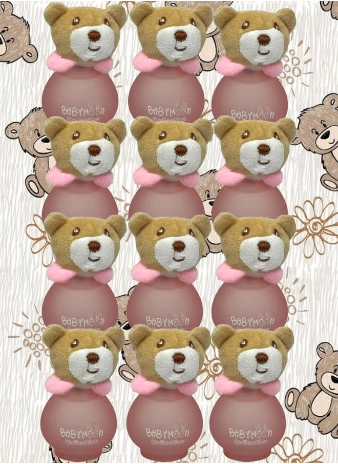 BabyMoon 12 Pieces Bear Perfume For Kids 50ml  - Image 1