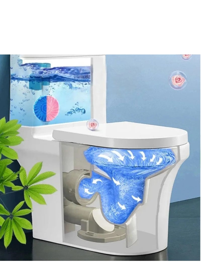 YUNSYE - YUNSYE Toilet Bowl Cleaner 16 PACK,Long-Lasting Toilet Bowl Cleaner Tablets with Sustained-Release Technology Against Tough Stains,Automatic Toilet Cleaner for Deodorizing and Descaling - Image 1