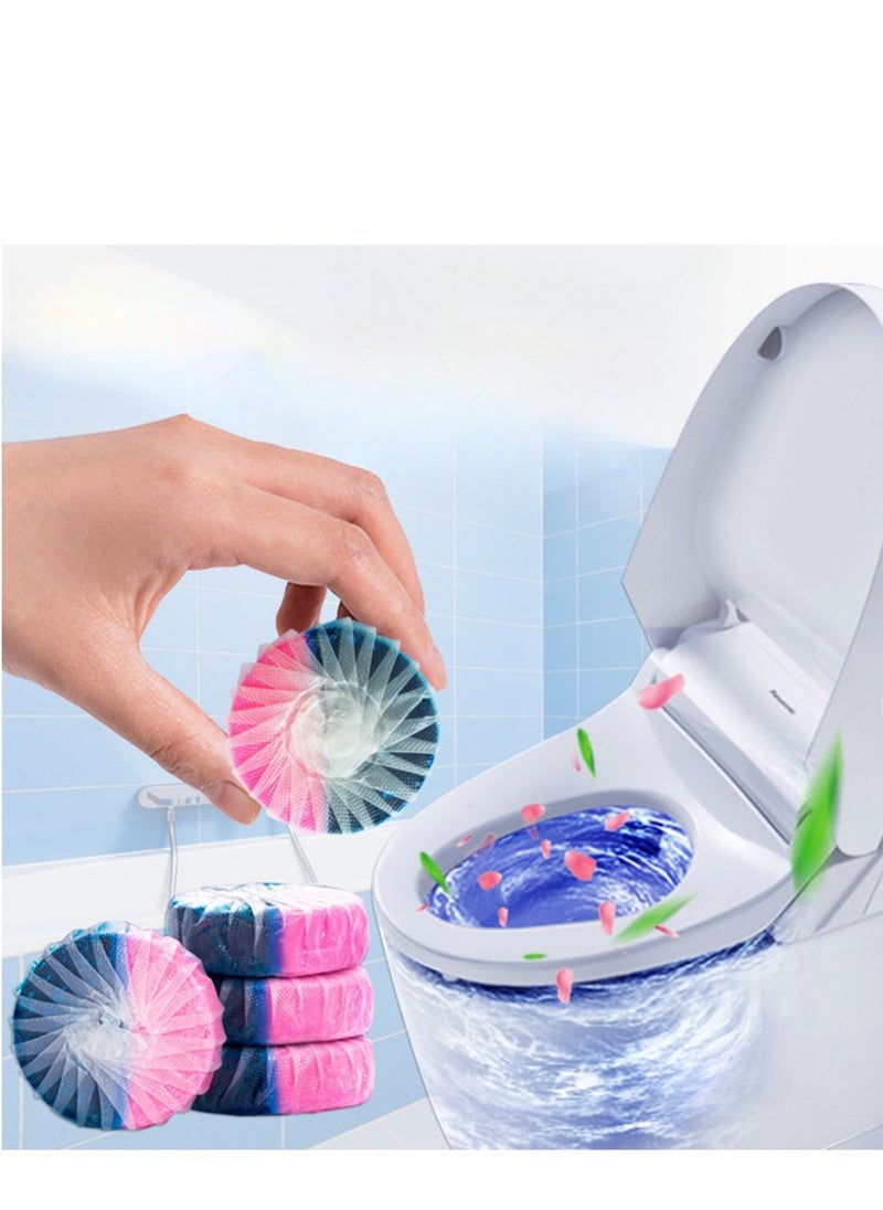 YUNSYE - YUNSYE Toilet Bowl Cleaner 16 PACK,Long-Lasting Toilet Bowl Cleaner Tablets with Sustained-Release Technology Against Tough Stains,Automatic Toilet Cleaner for Deodorizing and Descaling - Image 1