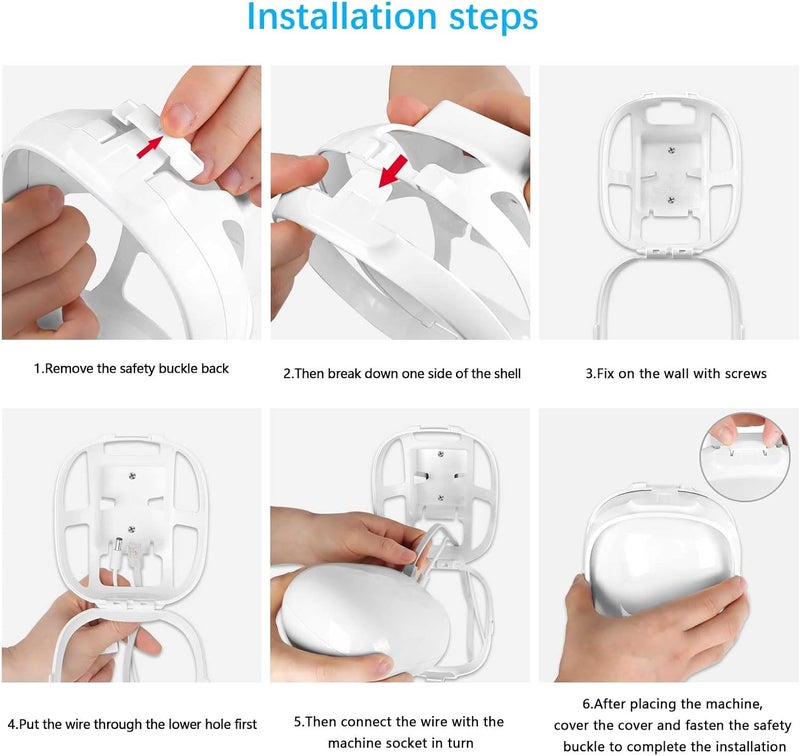هولاكا حامل/حامل/قوس موجه الواي فاي HOLACA لـ Google Wifi Pro – نظام منزلي موثوق Wi-Fi 6E أبيض - Image 4