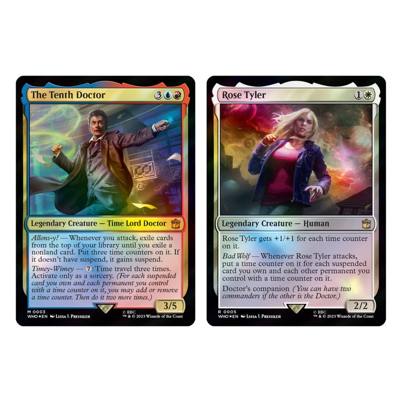 Magic The Gathering Doctor Who Commander Deck – Timey-Wimey (100-Card Deck, 2-Card Collector Booster Sample Pack + Accessories) - Image 4