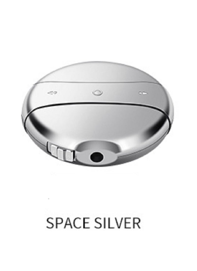LAIAOCISI Online MP3 player USB drive 2-in-1 Silver with 8GB Micro SD Card  - Image 1