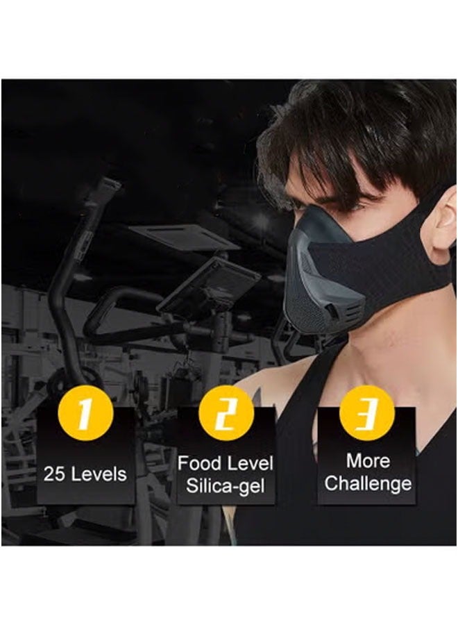 Generic Training Workout Mask, Breathing Oxygen High Altitude Training Mask Exercise Device  - Image 5