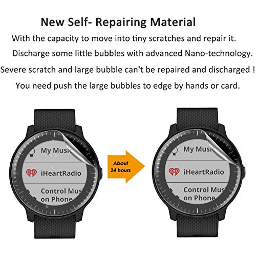 FCS Smart Watch Screen Guard Membrane For Fire-Boltt Phoenix | Ultrathin 0.125Mm 9H Anti Shock Flexible Screen Protector Tpu Membrane | Edge To Edge Coverage | Pack Of 3 for Smartwatch - Image 5