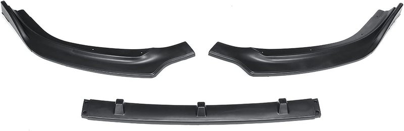 Wivplex 3PCS Carbon Fiber Look Front Bumper Splitter Lip Diffuser Kit - Image 1