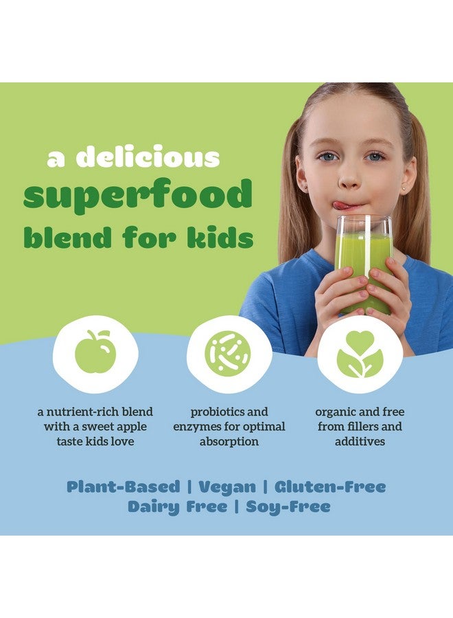 Organifi Organifi Kids: Easy Greens - Probiotics for Kids Made with a Delicious Blend of Vegetables and Superfoods - Plant-Based, Vegan, and No Gluten, Dairy, or Soy, 15 Servings - Image 3