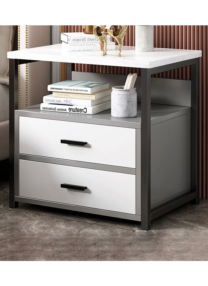 CityRiya-Long - NightStand, Modern Bedside Tables with Storage Shelf, 40*34*50cm Sofa Side Table, End Table Dresser, Bed Storage Cabinet, Closet Organizer Bedside Table for Living Room, Bedroom - Image 1