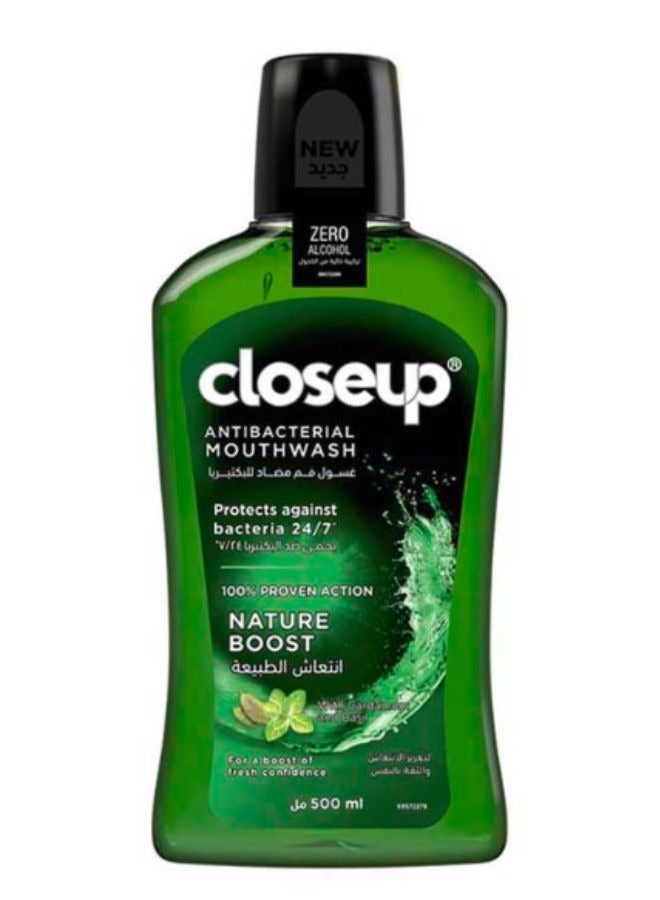 Close Up Nature Boost Mouthwash 500ml - Image 1