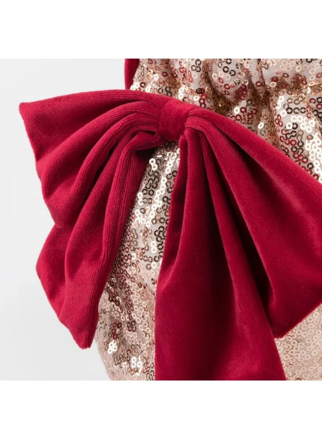 Meri Meri  Pink Sequin Bow Bag  | Best Price UAE
