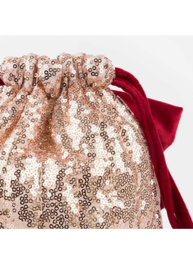 Meri Meri  Pink Sequin Bow Bag  | Best Price UAE