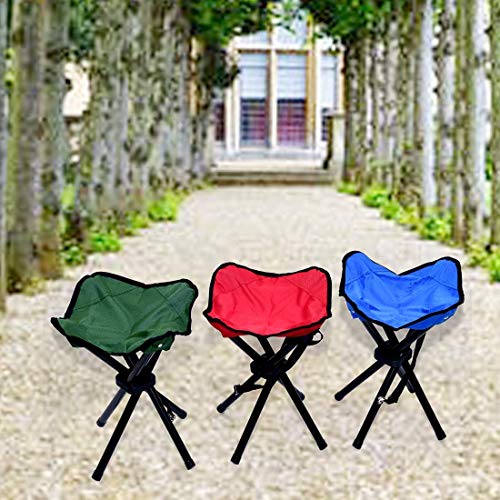 VishAl smart MAll Cloth Folding Camping Chair Portable Compact for Outdoor Travel Beach Picnic Hiking Backpacking Stool (4 Leg) - Image 2