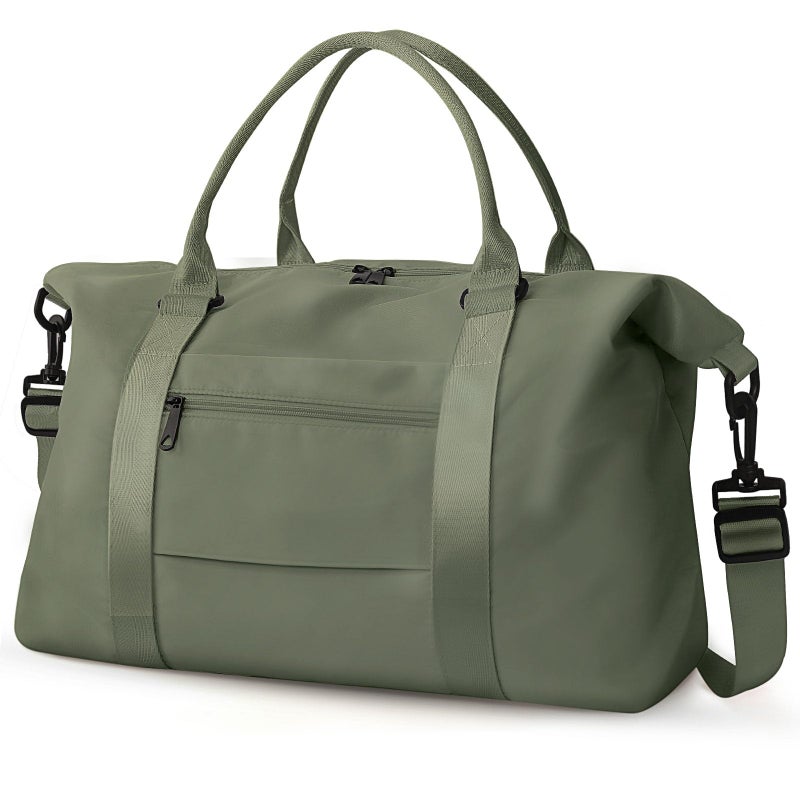 TOPBAG Travel Duffle Bag Waterproof Weekender Bag Carry On Tote Bags for Women Travel Essentials Sport Gym Bag for Men Hospital Bag for Labor and Delivery Overnight Bag Luggage Bag with Trolley Sleeve - Image 2