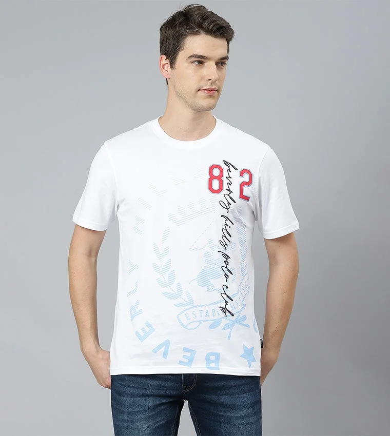 BEVERLY HILLS POLO CLUB Typography Embroidered T-shirt