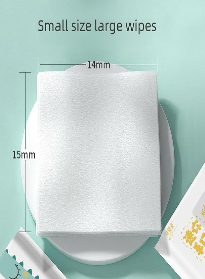 Quebers Mini Wet Wipes | Travelling Tissue | Portable Pocket Size Baby Wipes | Skin Care Tissue Towel | Cleansing Hand Wipes Paper | For Face/Household Use pack of 1 - Image 1