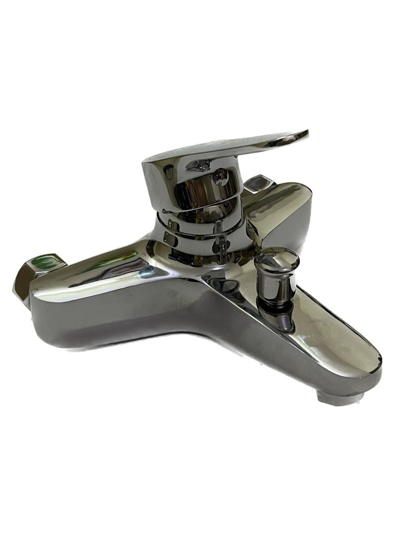 خلاط دش للحمام والاستحمام ساخن و بارد مصنوع من سبائك الزنك مضاد للصدأ اللون كروم - Image 3