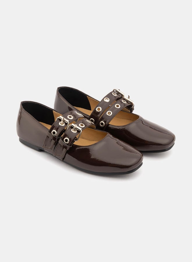 TGS Double Belt Flat Mary Janes - Image 1