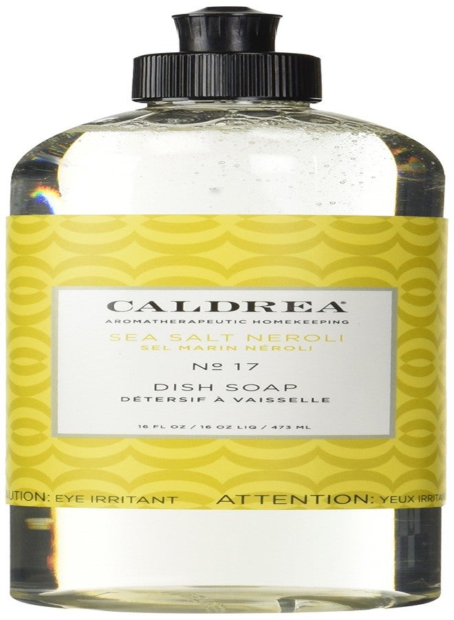 Caldrea Dish Soap, Sea Salt Neroli, 16 oz - Image 1