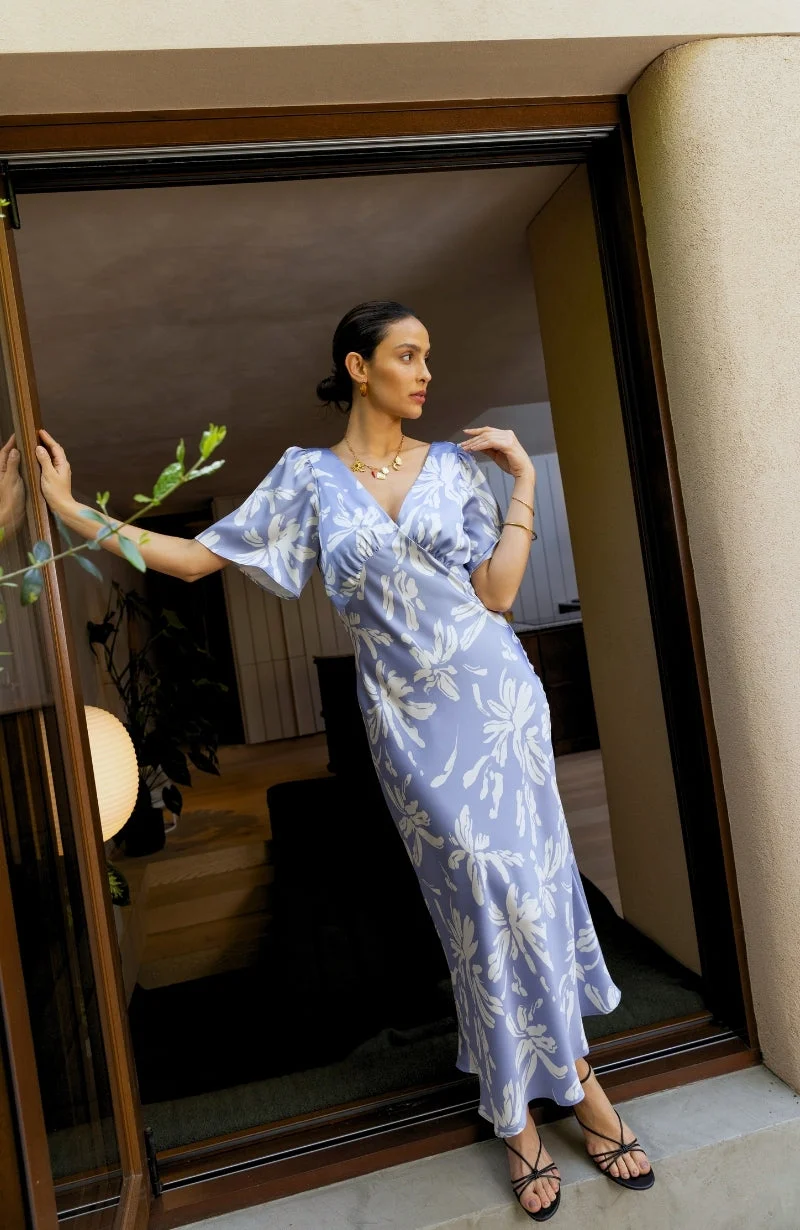 Rewritten London Ellis V-Neck Dress