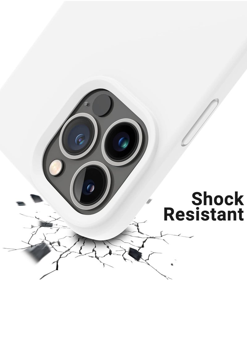 Generic - iPhone 15 pro Max Case Upgrade Defender Silicone Cover ShockProof Anti-Scratch Protective Phone Case (WHITE) - Image 1